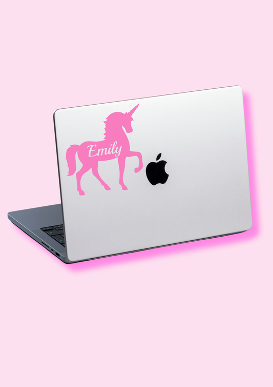 Laptop Name Label - UNICORN