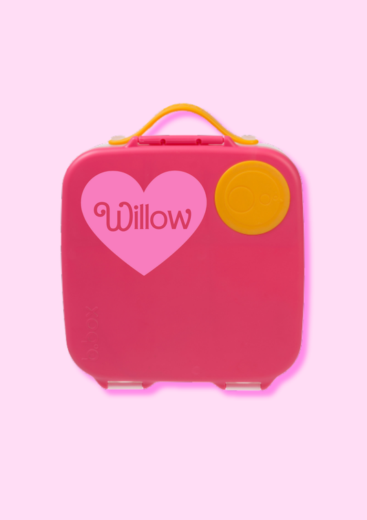 Lunchbox Name Label - HEART