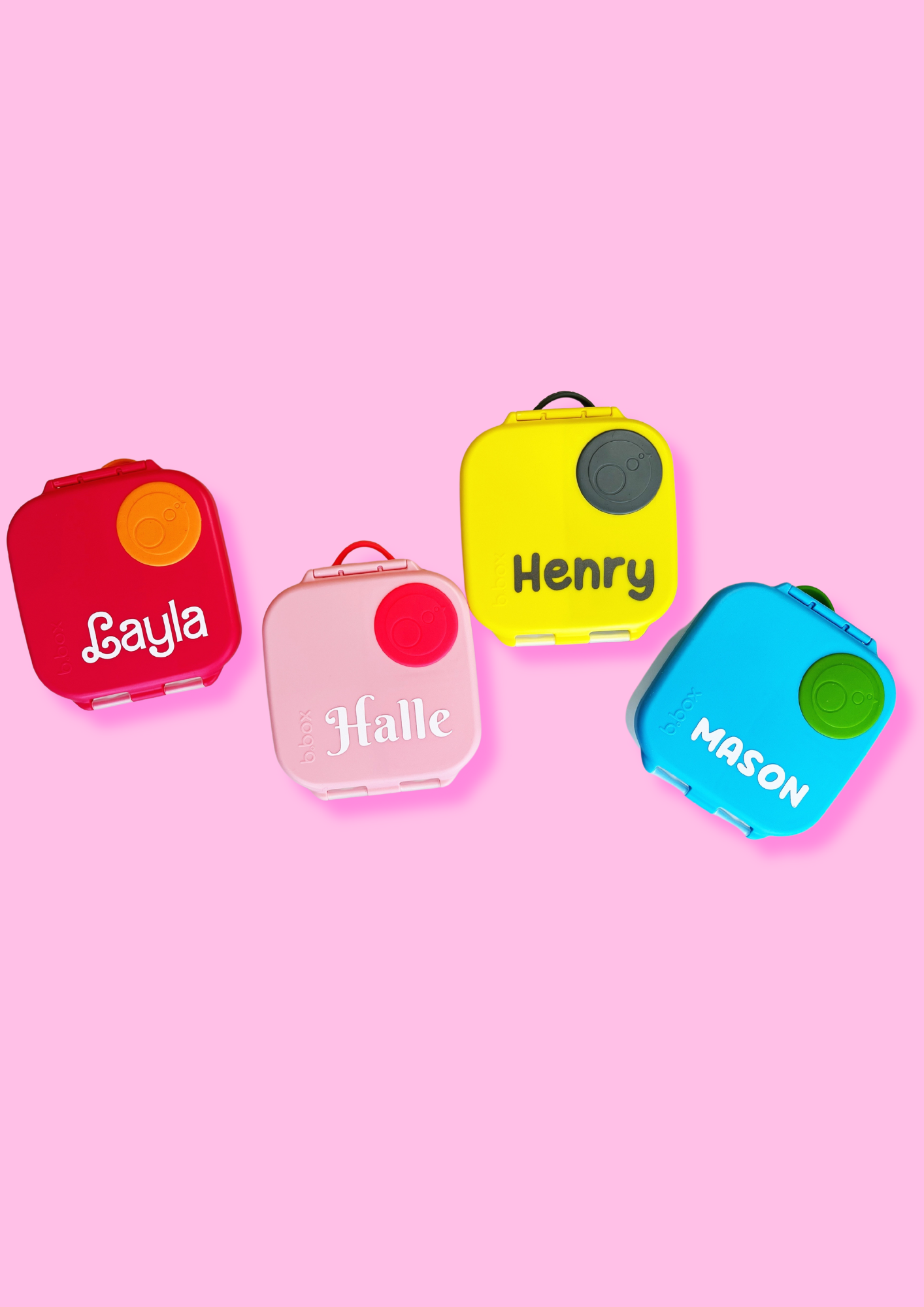 Custom Name Label To Fit B Box MINI lunchbox