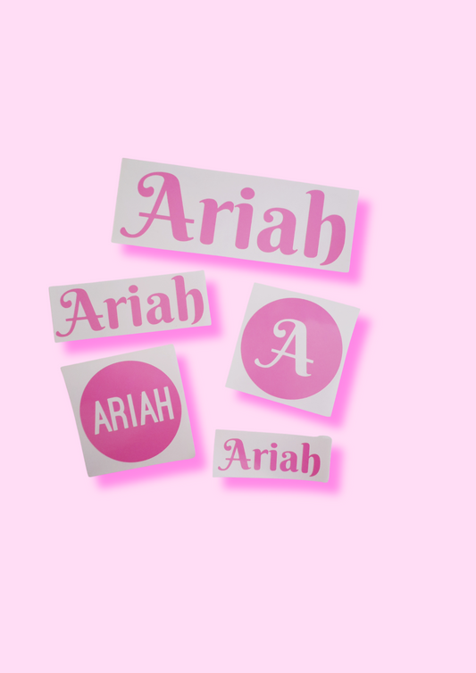 Custom Name Label - VALUE PACK TWO